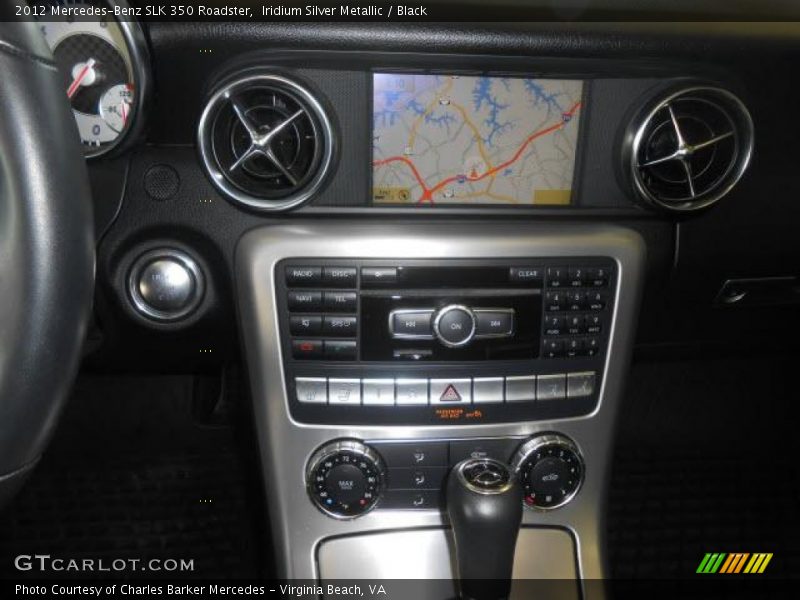 Iridium Silver Metallic / Black 2012 Mercedes-Benz SLK 350 Roadster