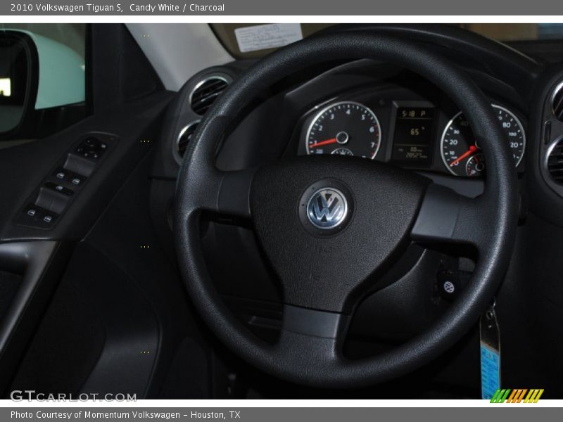 Candy White / Charcoal 2010 Volkswagen Tiguan S