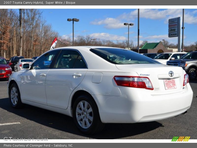 Super White / Bisque 2007 Toyota Camry Hybrid