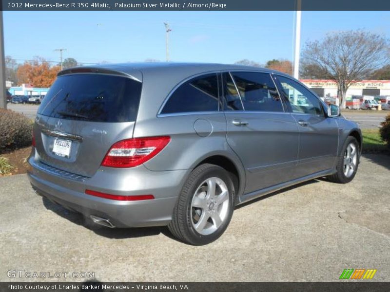 Paladium Silver Metallic / Almond/Beige 2012 Mercedes-Benz R 350 4Matic