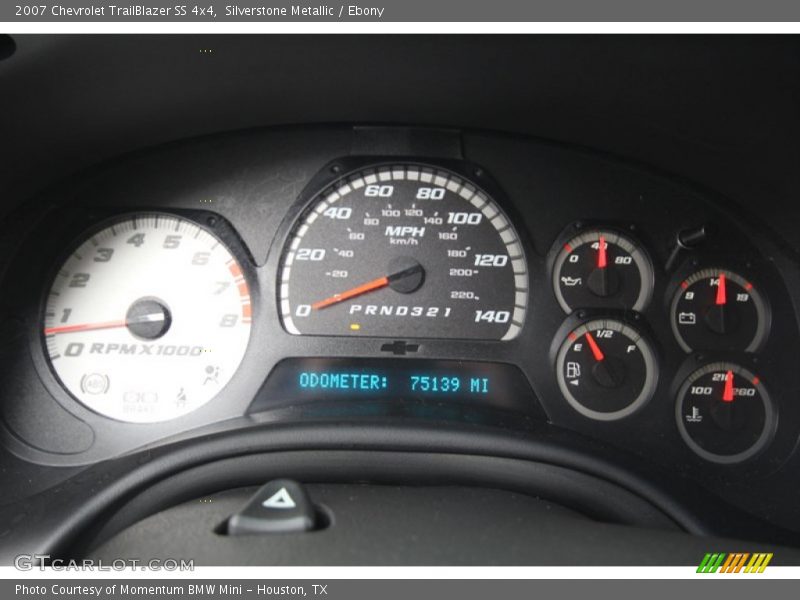 Silverstone Metallic / Ebony 2007 Chevrolet TrailBlazer SS 4x4