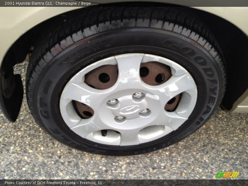 Champagne / Beige 2001 Hyundai Elantra GLS