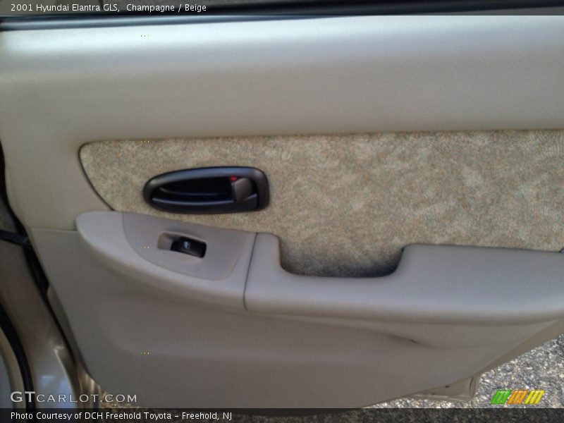 Champagne / Beige 2001 Hyundai Elantra GLS