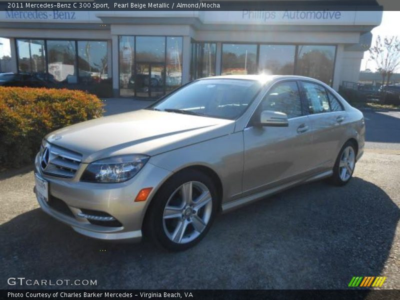 Pearl Beige Metallic / Almond/Mocha 2011 Mercedes-Benz C 300 Sport