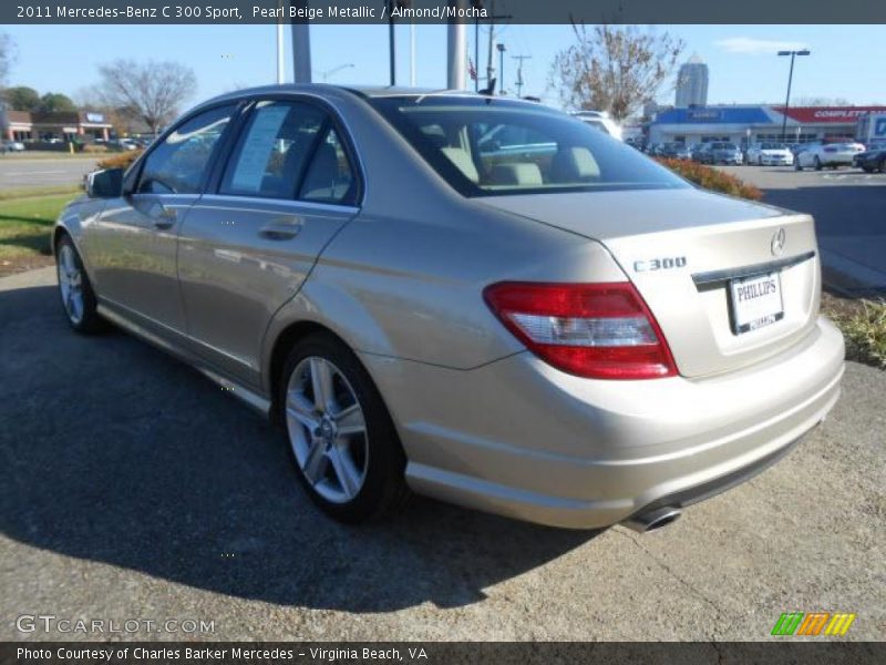 Pearl Beige Metallic / Almond/Mocha 2011 Mercedes-Benz C 300 Sport