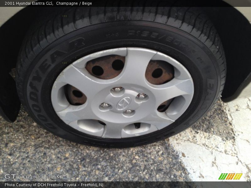 Champagne / Beige 2001 Hyundai Elantra GLS