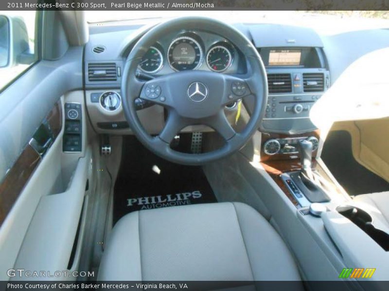 Pearl Beige Metallic / Almond/Mocha 2011 Mercedes-Benz C 300 Sport