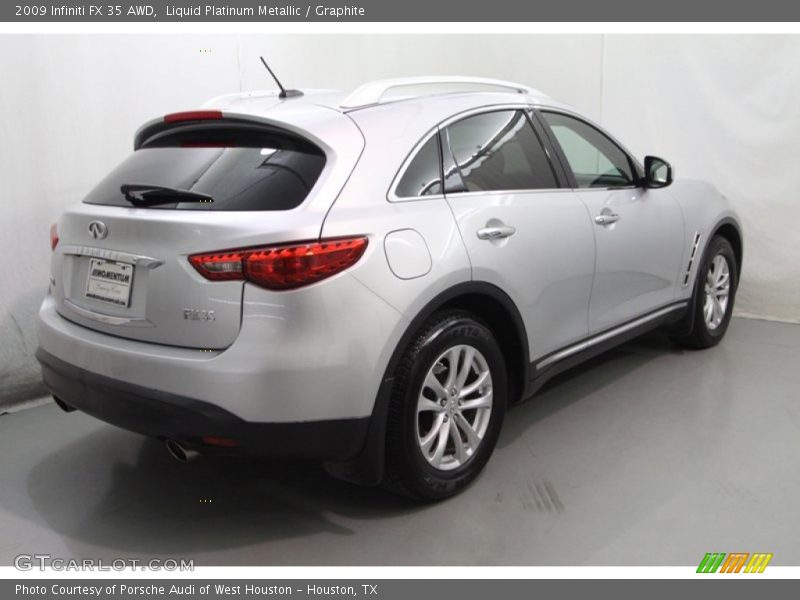 Liquid Platinum Metallic / Graphite 2009 Infiniti FX 35 AWD