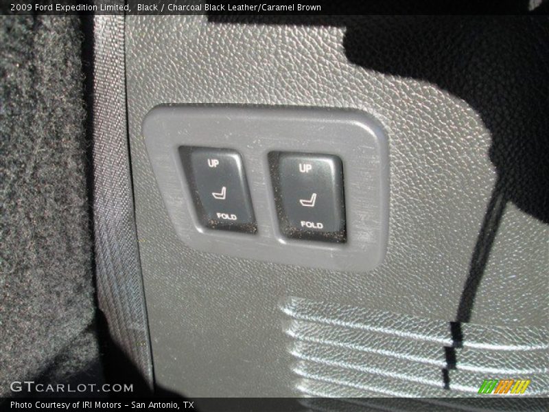 Black / Charcoal Black Leather/Caramel Brown 2009 Ford Expedition Limited
