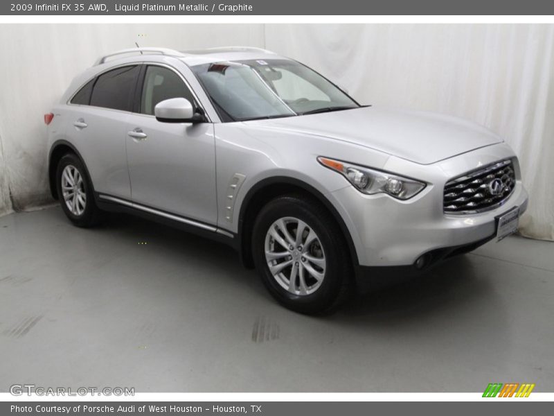 Liquid Platinum Metallic / Graphite 2009 Infiniti FX 35 AWD