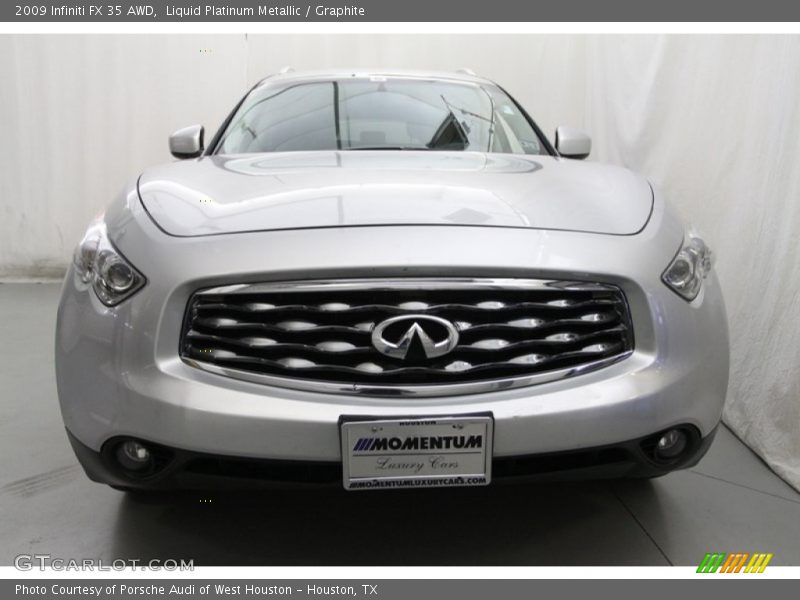 Liquid Platinum Metallic / Graphite 2009 Infiniti FX 35 AWD