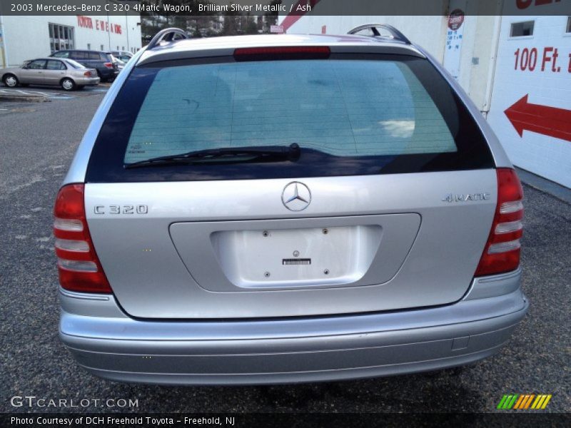 Brilliant Silver Metallic / Ash 2003 Mercedes-Benz C 320 4Matic Wagon