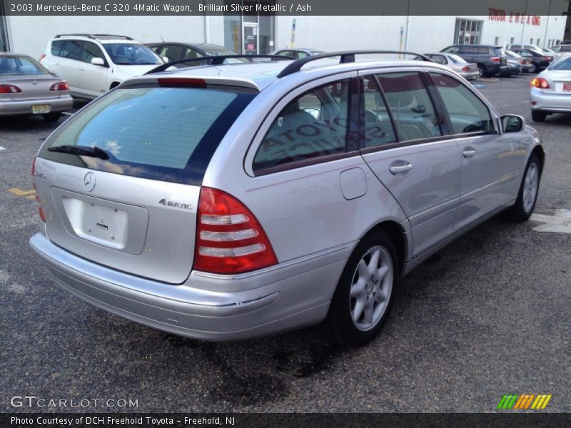 Brilliant Silver Metallic / Ash 2003 Mercedes-Benz C 320 4Matic Wagon