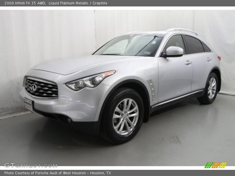 Liquid Platinum Metallic / Graphite 2009 Infiniti FX 35 AWD