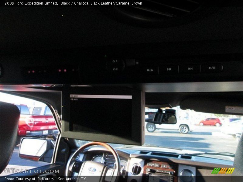Black / Charcoal Black Leather/Caramel Brown 2009 Ford Expedition Limited