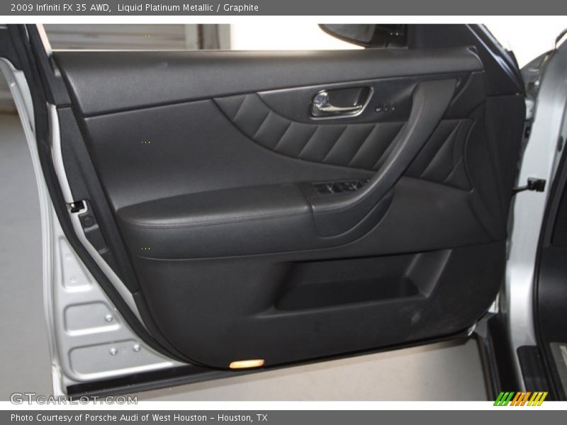 Liquid Platinum Metallic / Graphite 2009 Infiniti FX 35 AWD