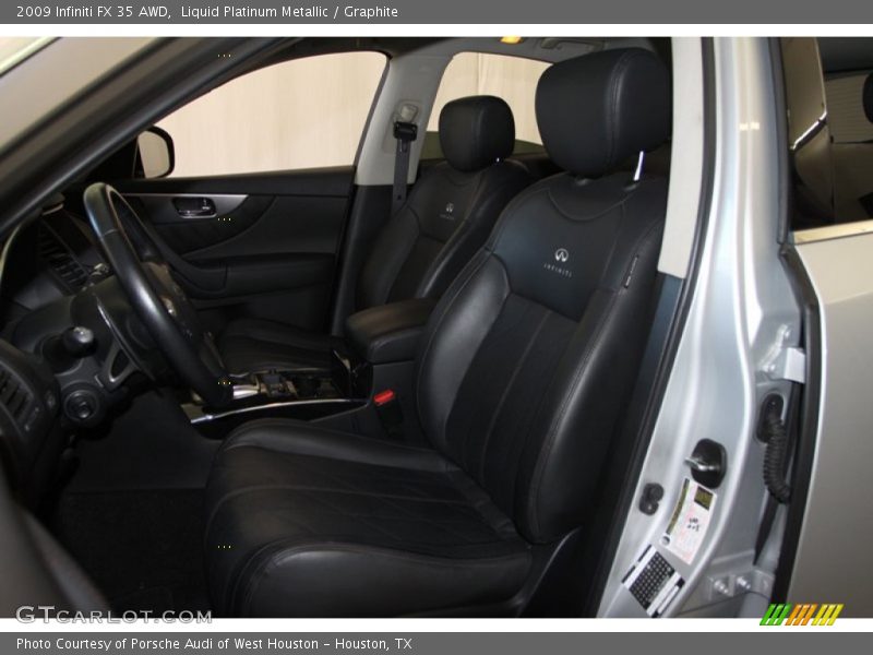 Liquid Platinum Metallic / Graphite 2009 Infiniti FX 35 AWD