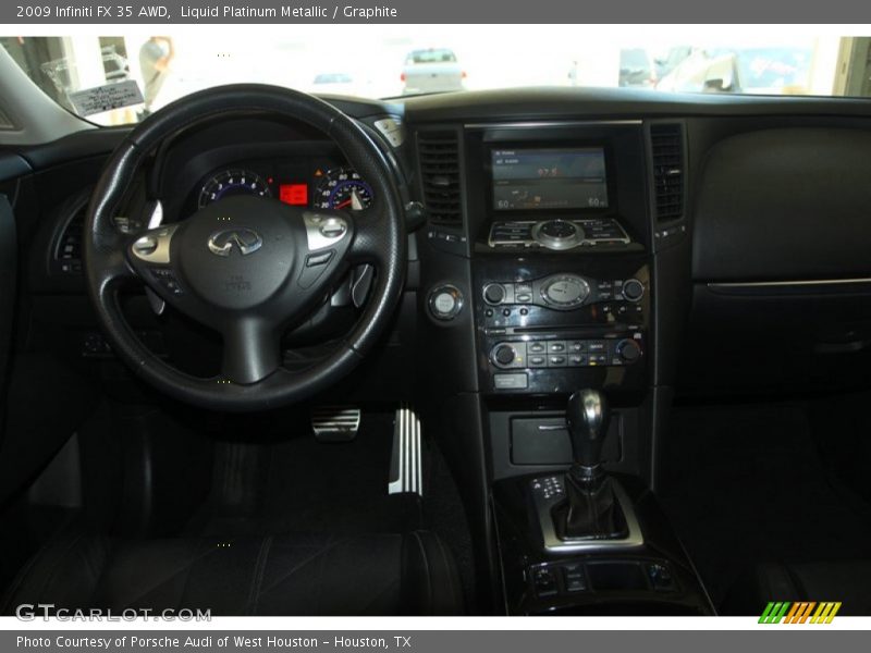 Liquid Platinum Metallic / Graphite 2009 Infiniti FX 35 AWD