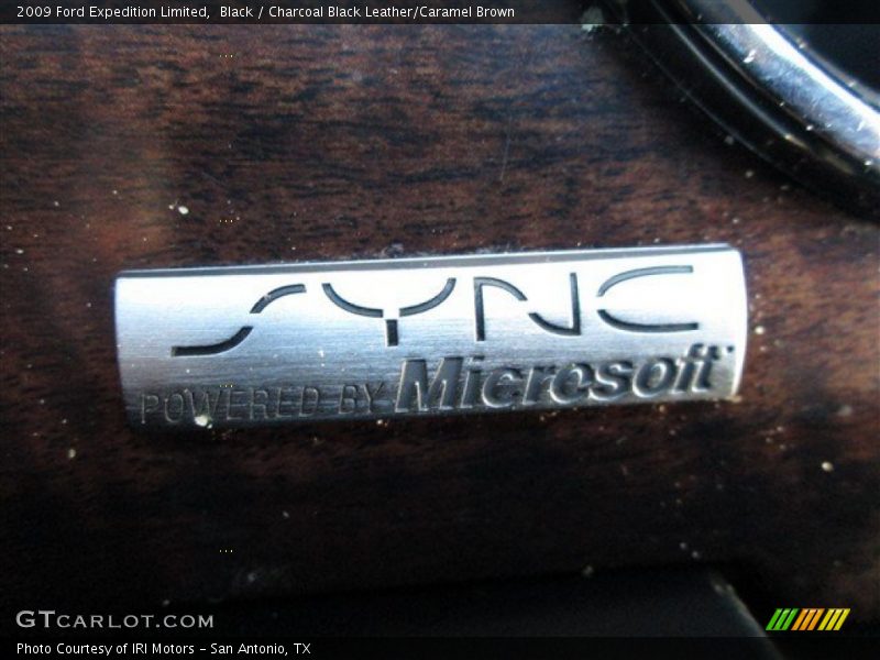 Black / Charcoal Black Leather/Caramel Brown 2009 Ford Expedition Limited