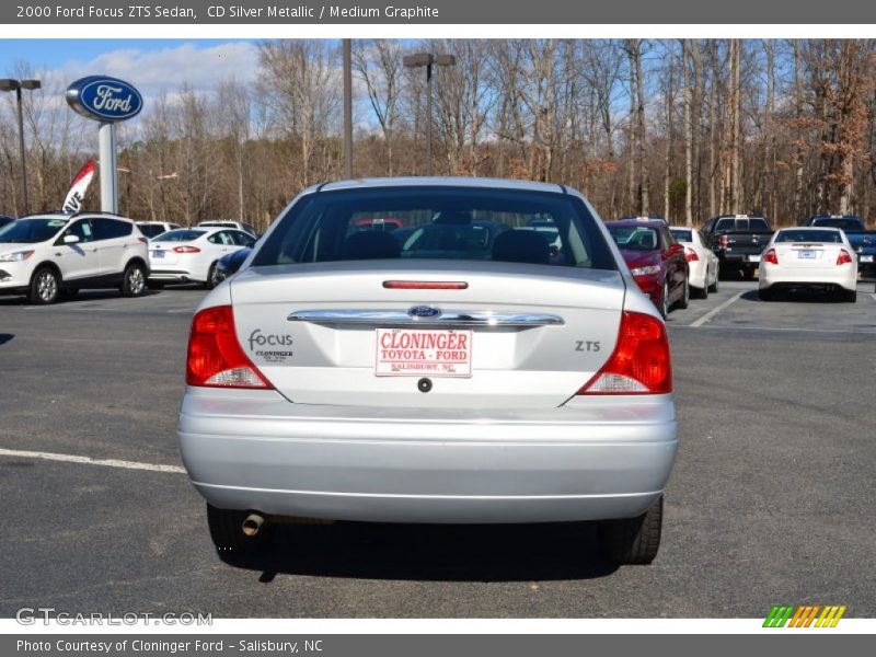 CD Silver Metallic / Medium Graphite 2000 Ford Focus ZTS Sedan