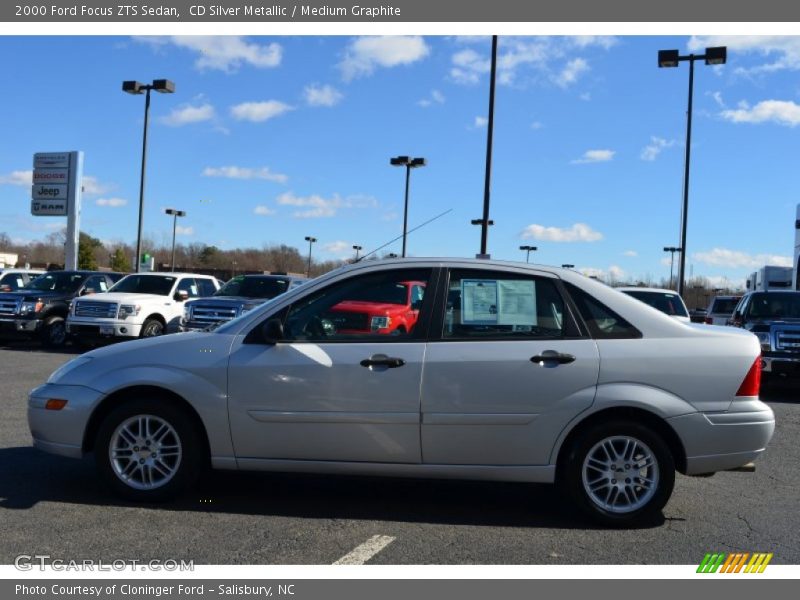CD Silver Metallic / Medium Graphite 2000 Ford Focus ZTS Sedan