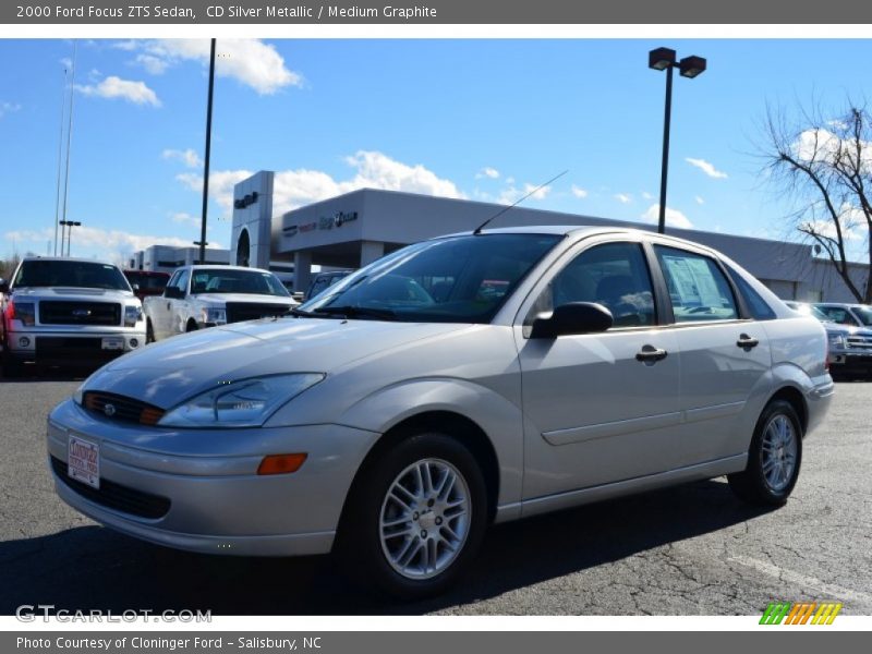 CD Silver Metallic / Medium Graphite 2000 Ford Focus ZTS Sedan