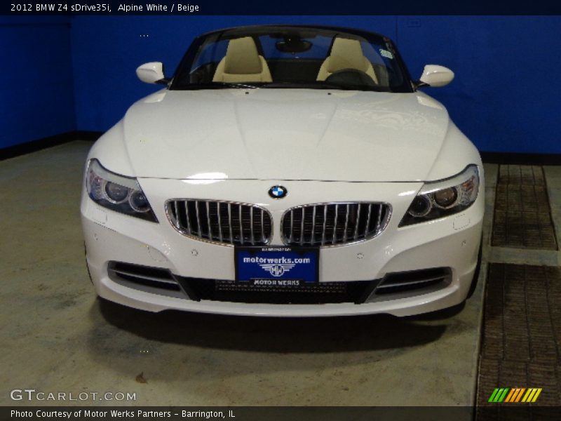 Alpine White / Beige 2012 BMW Z4 sDrive35i
