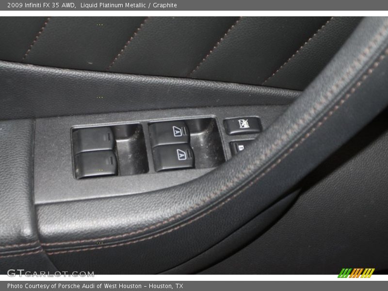 Liquid Platinum Metallic / Graphite 2009 Infiniti FX 35 AWD