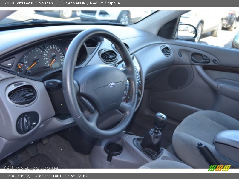 CD Silver Metallic / Medium Graphite 2000 Ford Focus ZTS Sedan