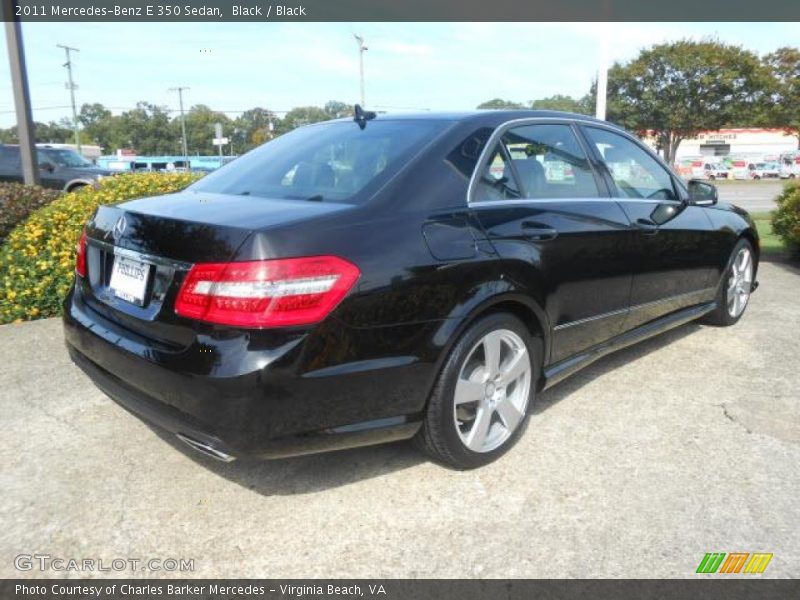 Black / Black 2011 Mercedes-Benz E 350 Sedan