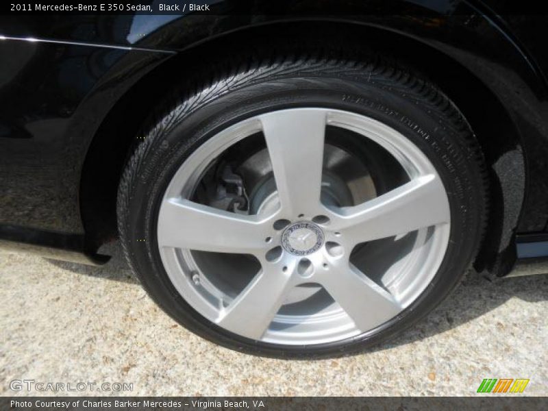 Black / Black 2011 Mercedes-Benz E 350 Sedan