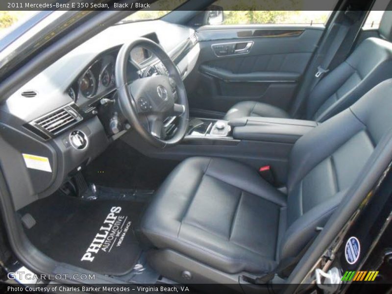 Black / Black 2011 Mercedes-Benz E 350 Sedan