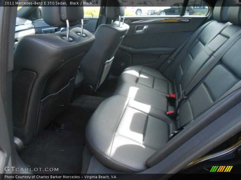 Black / Black 2011 Mercedes-Benz E 350 Sedan