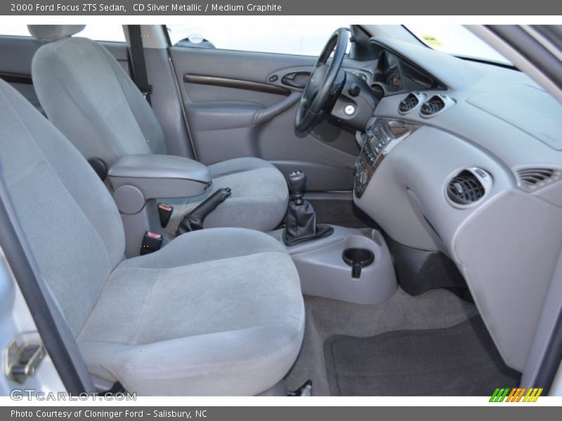  2000 Focus ZTS Sedan Medium Graphite Interior