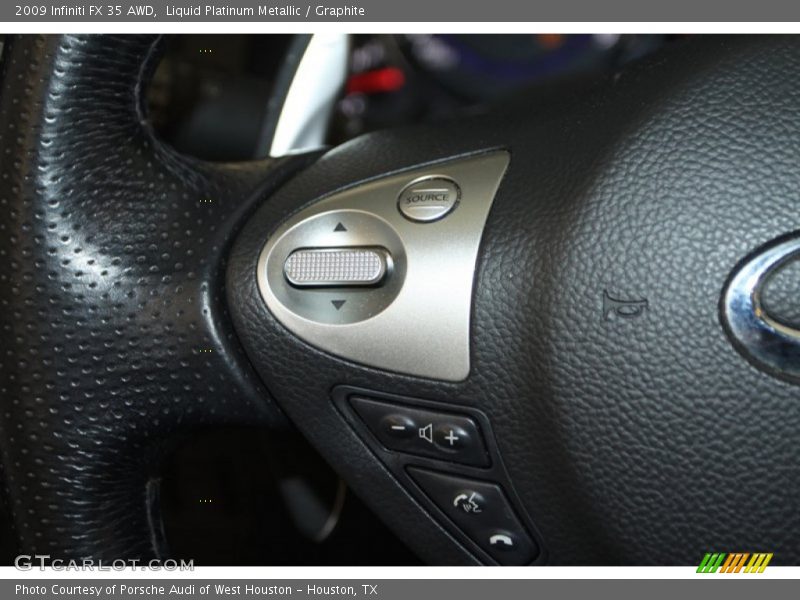 Liquid Platinum Metallic / Graphite 2009 Infiniti FX 35 AWD