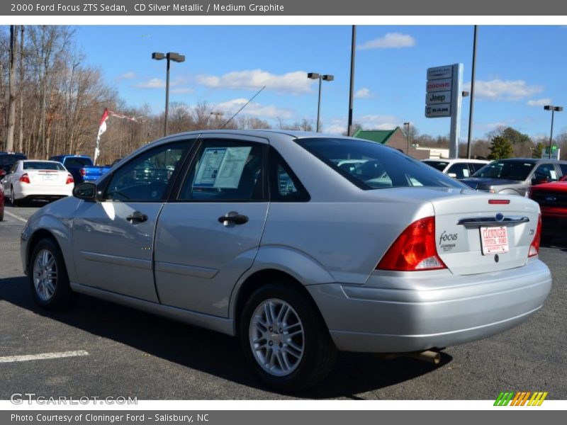 CD Silver Metallic / Medium Graphite 2000 Ford Focus ZTS Sedan