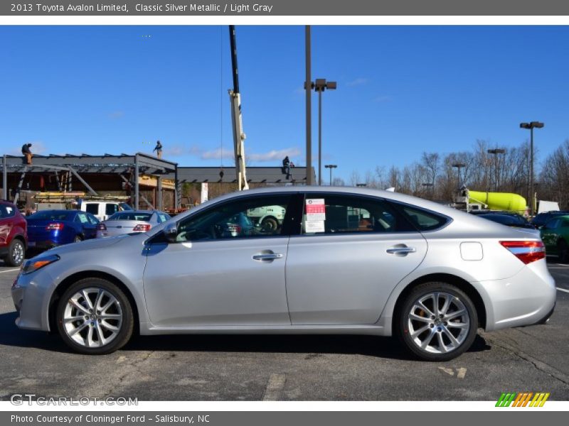 Classic Silver Metallic / Light Gray 2013 Toyota Avalon Limited
