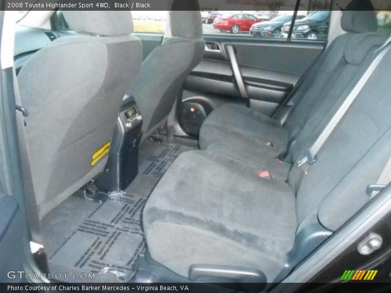 Black / Black 2008 Toyota Highlander Sport 4WD