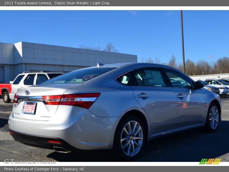 Classic Silver Metallic / Light Gray 2013 Toyota Avalon Limited
