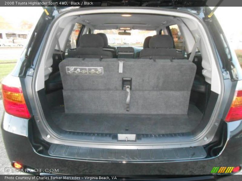 Black / Black 2008 Toyota Highlander Sport 4WD