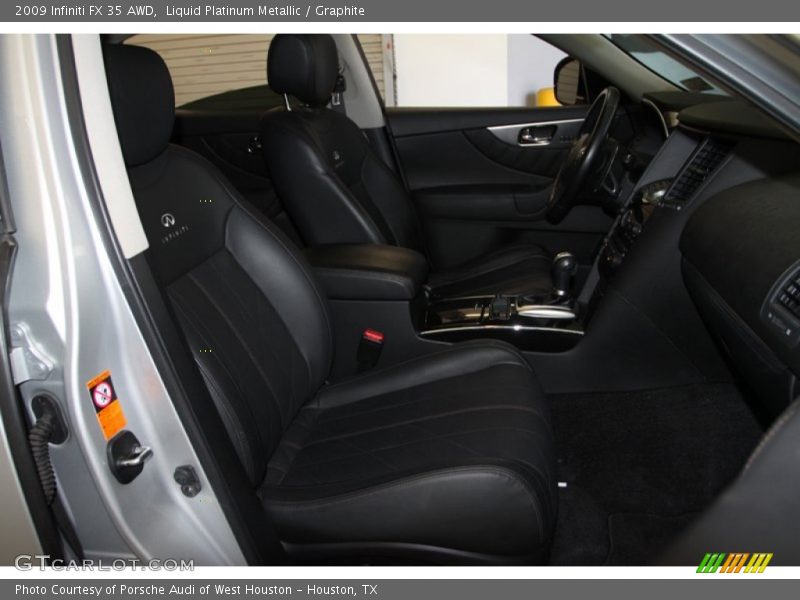 Liquid Platinum Metallic / Graphite 2009 Infiniti FX 35 AWD
