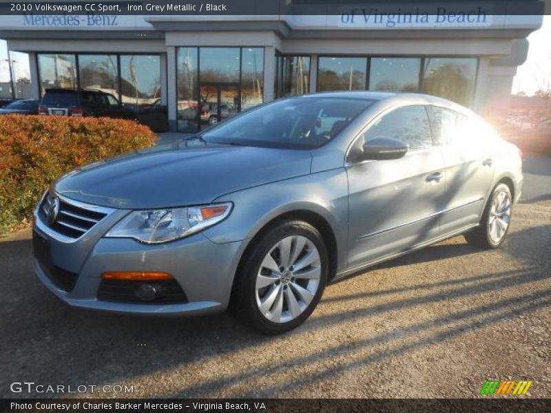 Iron Grey Metallic / Black 2010 Volkswagen CC Sport