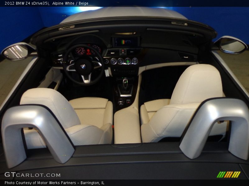 Alpine White / Beige 2012 BMW Z4 sDrive35i