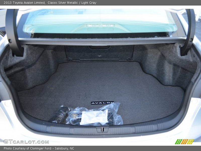 Classic Silver Metallic / Light Gray 2013 Toyota Avalon Limited