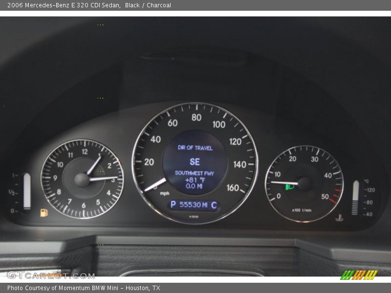 Black / Charcoal 2006 Mercedes-Benz E 320 CDI Sedan