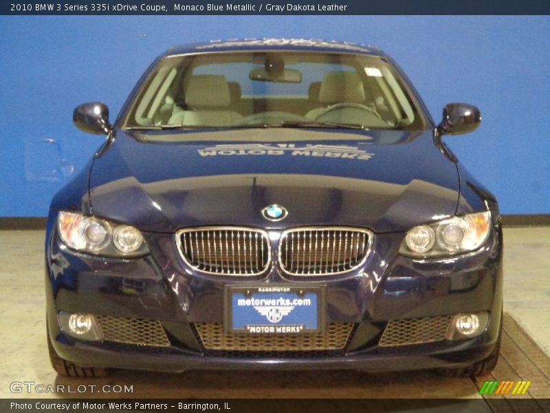 Monaco Blue Metallic / Gray Dakota Leather 2010 BMW 3 Series 335i xDrive Coupe