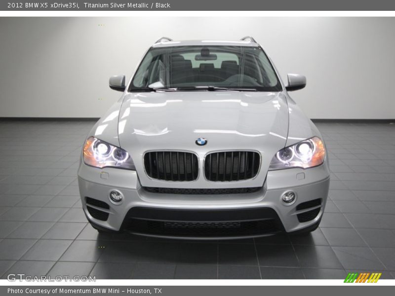 Titanium Silver Metallic / Black 2012 BMW X5 xDrive35i