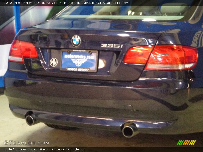 Monaco Blue Metallic / Gray Dakota Leather 2010 BMW 3 Series 335i xDrive Coupe