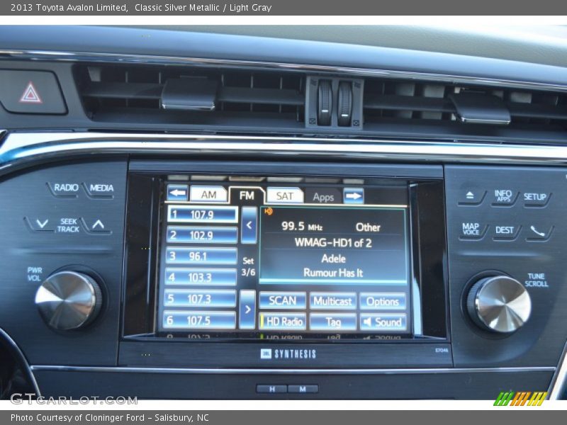Classic Silver Metallic / Light Gray 2013 Toyota Avalon Limited