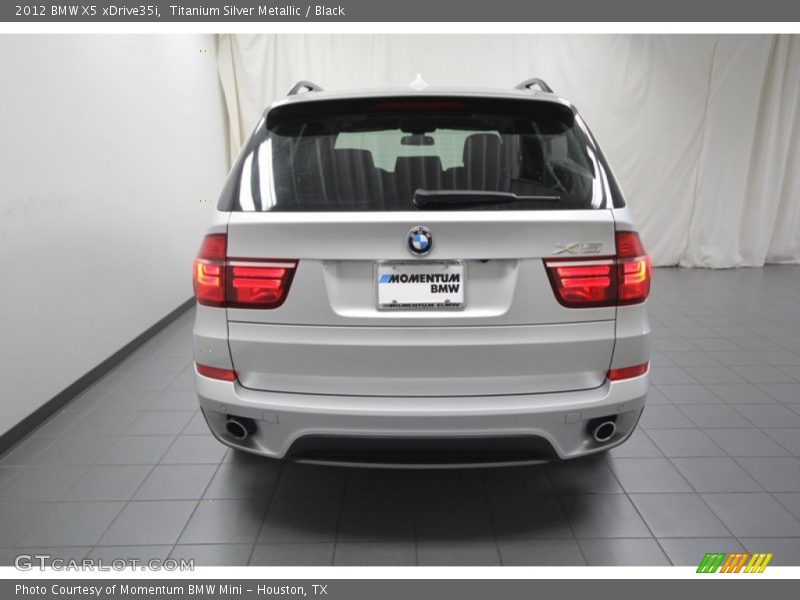 Titanium Silver Metallic / Black 2012 BMW X5 xDrive35i